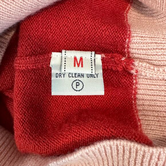 Vintage 90’s Evisu Sweater Women’s Wool Scoop Neck Embroidered Logo Pullover - Picture 12 of 14